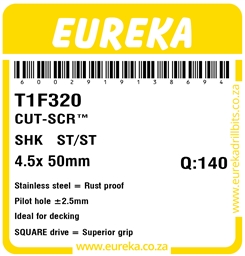 T1F320 - Cut Screw ST/ST -T1F320_Label_T